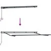 Markizės rėmas Antracitas 3,5 x 2 m metalas