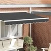 Markizės pakraščio pakeitimas Antracito Dryžiuotas 2,5 m