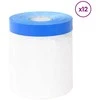 Maskavimo filmas su lipnia juosta 12 pcs Skaidrūs ir mėlyni