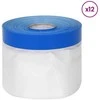Maskavimo filmas su lipnia juosta 12 pcs Skaidrūs ir mėlyni