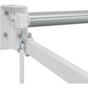 Mechaninis traukiamas markizės rėmas Baltas 4 x 2 m Aliuminis