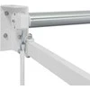Mechaninis traukiamas markizės rėmas Baltas 3 x 2 m Aliuminis