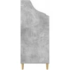 Medijos lentynos Betono pilka 70,5 x 46 x 112 cm