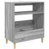 Medijos lentynos rinkinys 3 vnt. Pilka Sonoma 212 x 46 x 112 cm
