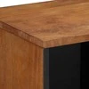 Kabalas su lentyna Ruda 80 x 33 x 75 cm Kietas mango medis
