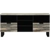 TV vienetai su stalčių Balta 100 x 33 x 46 cm Apdirbta mediena