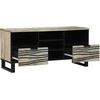 TV vienetai su stalčių Balta 100 x 33 x 46 cm Apdirbta mediena