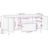 Televizoriaus spintelė Ruda 105 x 33,5 x 46 cm