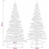 Medinė Kalėdų eglutė KOTKA 150 cm Pušies medienos masyvas
