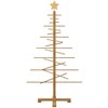 Medinė Kalėdų eglutė Ruda 125 cm Bambukas