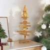 Medinė Kalėdų eglutė s stovu Ruda 60 cm Pušies masyvas