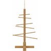 Medinė Kalėdų eglutė Ruda 75 cm Bambukas