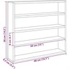 Sieninis vitrina Sieninis Smėlio 40 x 8,5 x 37 cm