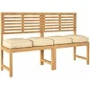 Pagalvėlė 4 pcs Smėlio 40 x 40 x 8 cm Oksfordo audinys