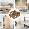 Mediniai kaiščiai 12 pcs Ruda Ø 8 x 35 mm Medienos masyvas