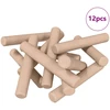 Mediniai kaiščiai 12 vnt. Ruda Ø 6 x 40 mm Medienos masyvas