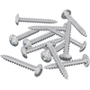 Mediniai varžtai 12 vnt. Sidabrinė M4 x 28 mm Plienas