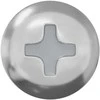 Mediniai varžtai 2 vnt. Sidabrinė M4 x 25 mm Plienas