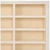 Medinė kolekcinė vitrina su 80 skyrių, 80x4,5x40,5 cm