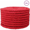 Medvilninė virvė 16 mm 25 m Raudona 100% Medvilnė