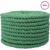 Medvilninė virvė 16 mm 25 m Žalia 100% Medvilnė