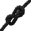 Medvilninė virvė 16 mm 50 m Juoda 100% Medvilnė
