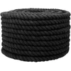 Medvilninė virvė 20 mm 50 m Juoda 100% Medvilnė