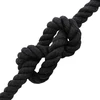 Medvilninė virvė 20 mm 50 m Juoda 100% Medvilnė