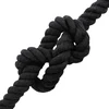 Medvilninė virvė 24 mm 25 m Juoda 100% Medvilnė