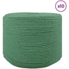 Medvilniniai siūlai 10 vnt. 2 mm 100 m Žalia 100% Medvilnė