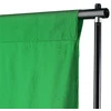 Medvilninis fonas be stovo, žalias, 600x300cm, Chroma-key
