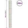 Membrana nuo piktžolių, baltos spalvos, 1x200m, PP