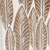 Meno dekoras 3 pcs Ruda ir balta 40 x 40 x 1,5 cm