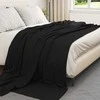 Mesti antklodės 24 pcs Juoda 270 x 240 cm Flysas