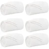 Mesti antklodės 6 pcs Balta 220 x 240 cm Flysas