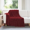 Mesti antklodės 6 pcs Bordo raudona 150 x 200 cm Flysas
