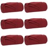 Mesti antklodės 6 pcs Bordo raudona 170 x 130 cm Flysas