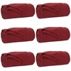 Mesti antklodės 6 pcs Bordo raudona 200 x 150 cm Flysas