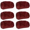 Mesti antklodės 6 pcs Bordo raudona 240 x 270 cm Flysas