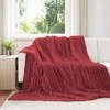 Mesti antklodės 6 pcs Bordo raudona 240 x 220 cm Flysas