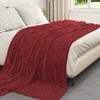 Mesti antklodės 6 pcs Bordo raudona 240 x 220 cm Flysas
