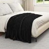 Mesti antklodės 6 pcs Juoda 150 x 130 cm Flysas