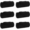 Mesti antklodės 6 pcs Juoda 200 x 150 cm Flysas