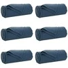Mesti antklodės 6 pcs Jūrinė mėlyna 170 x 130 cm Flysas