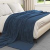 Mesti antklodės 6 pcs Jūrinė mėlyna 220 x 240 cm Flysas