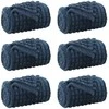 Mesti antklodės 6 pcs Jūrinė mėlyna 270 x 240 cm Flysas