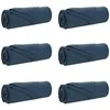 Mesti antklodės 6 pcs Jūrinė mėlyna 280 x 210 cm Flysas