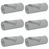 Mesti antklodės 6 pcs Pilka 170 x 130 cm Flysas