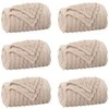 Mesti antklodės 6 pcs Smėlio 270 x 240 cm Flysas