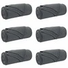 Mesti antklodės 6 pcs Tamsiai pilka 170 x 130 cm Flysas